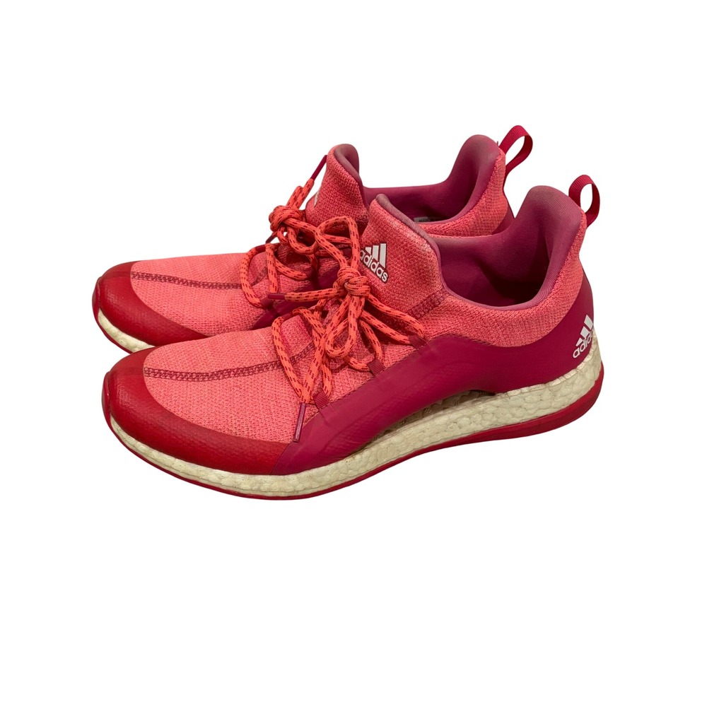 Adidas Womens Pureboost Golf Shoes Pink Red Spikeless BB8015 Size 10